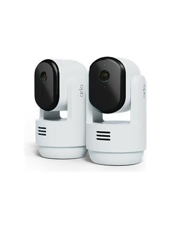 Arlo Essential 3 2K pan-tilt-zoom-innendørskamera (2 kameraer)