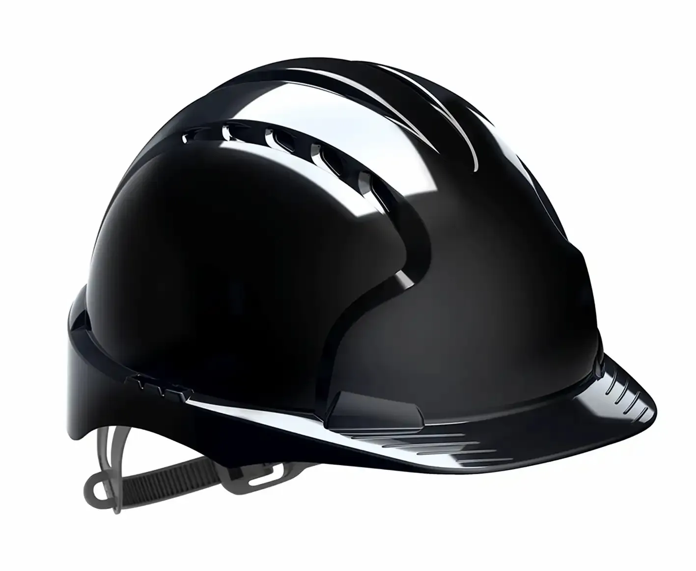 Hjelm JSP EVO2 ventilert, Sort