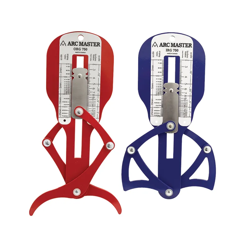 ARCMASTER RG-750 Radiusmåler sett for inn- og utvendig måling 64-750 mm