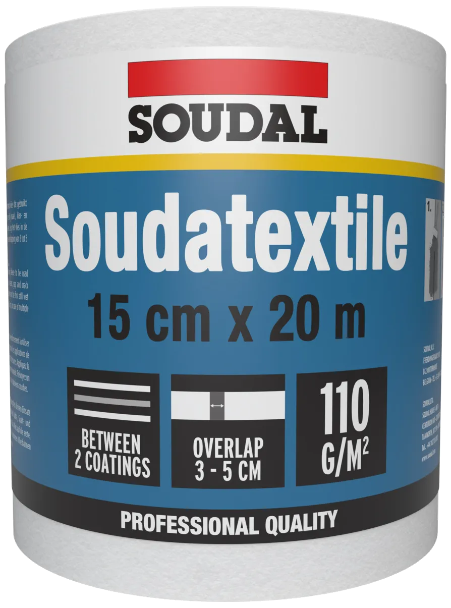 Soudatextile 110 forsterkningsnett av stoff 15cm×20m