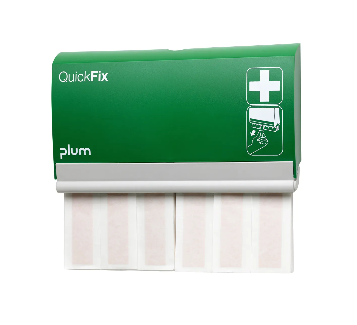Plasterdispenser Plum, med 2 x elastisk lang refill