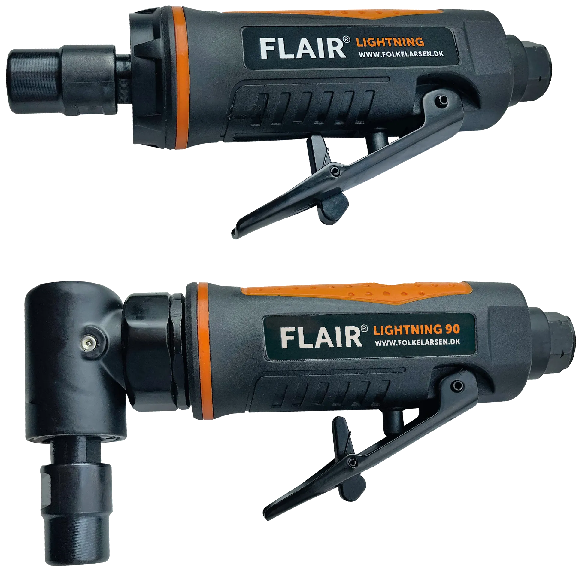 Kombipakke: Flair Lightning hurtigslipersett, rett+vinkel