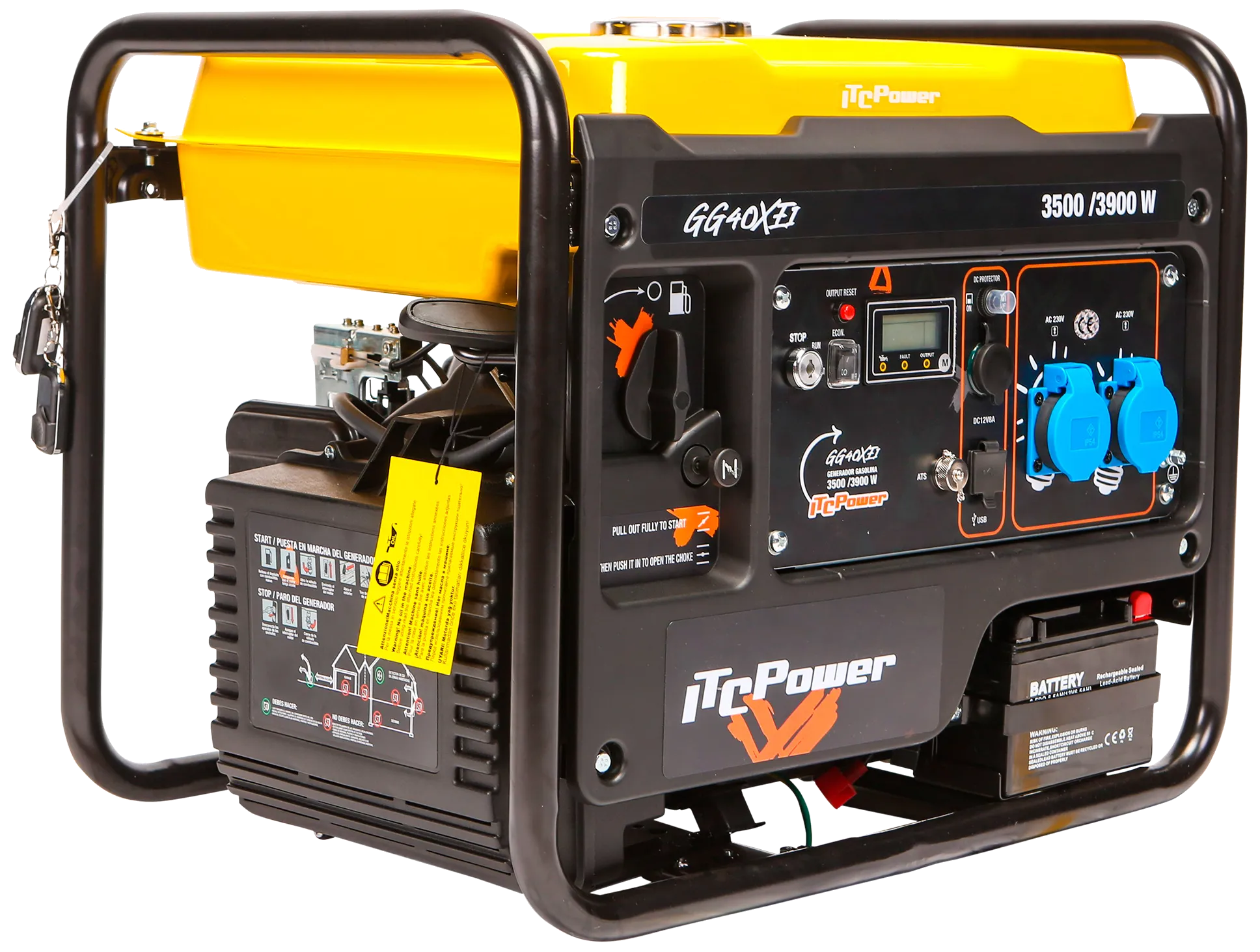 ITC GG40XEi generator bensin 230V/3,9kW
