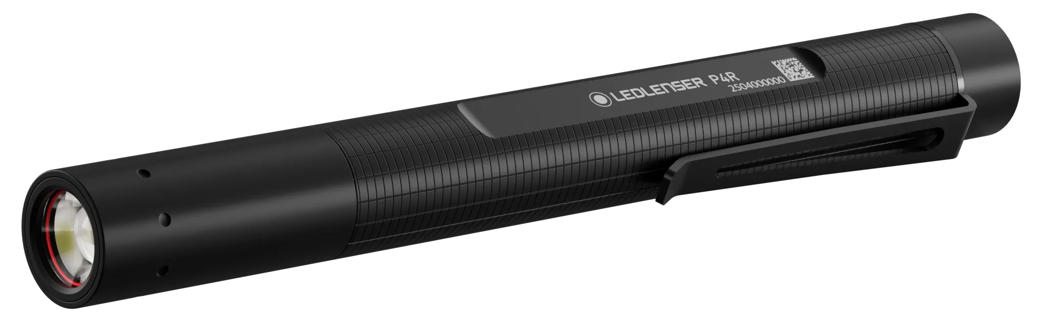 Ledlenser P4R penneformet lommelykt m/klips 300lm oppladbar