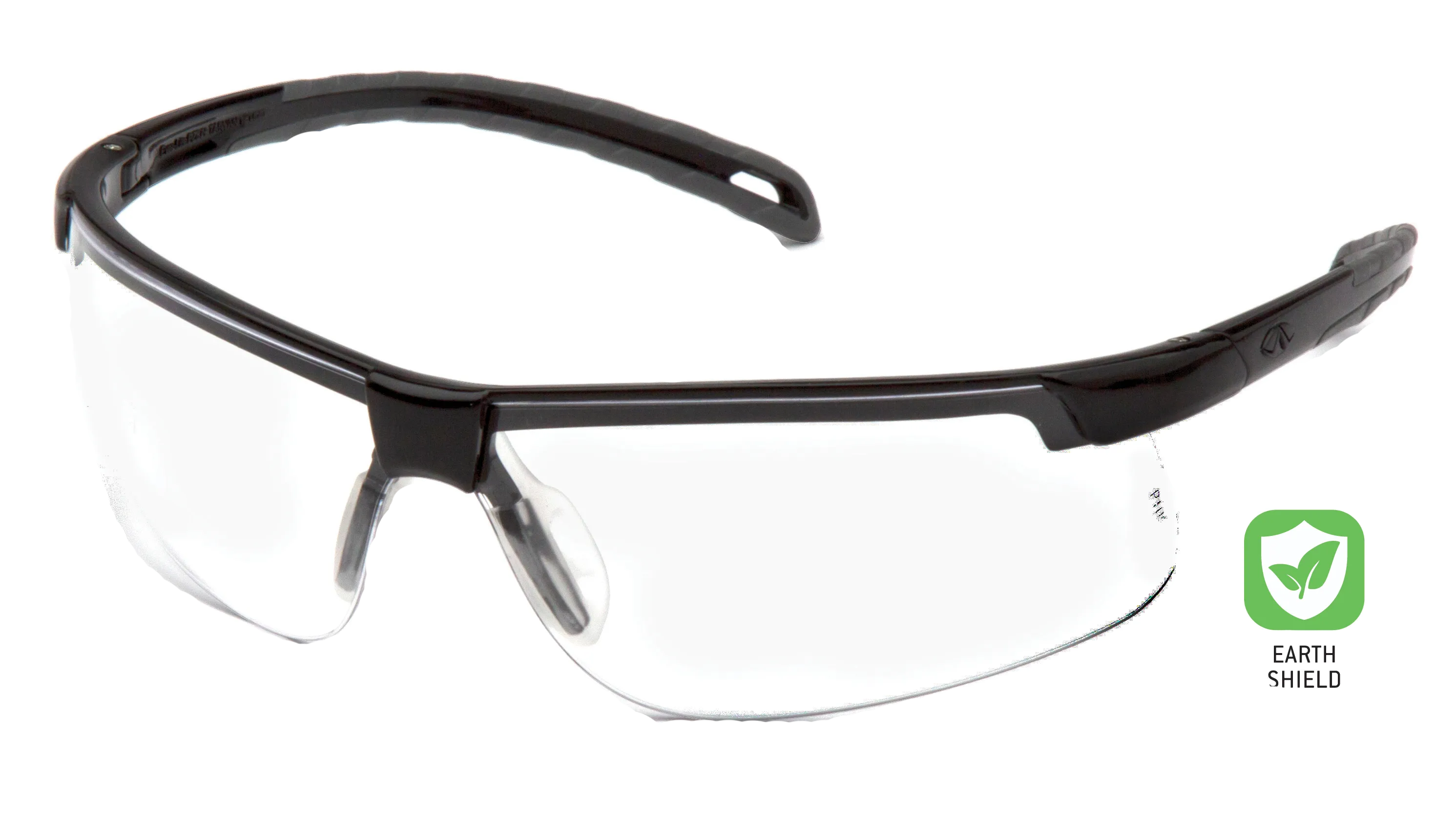Brille Pyramex Ever-Lite Bio, Sort ramme, Klar linse H2MAX