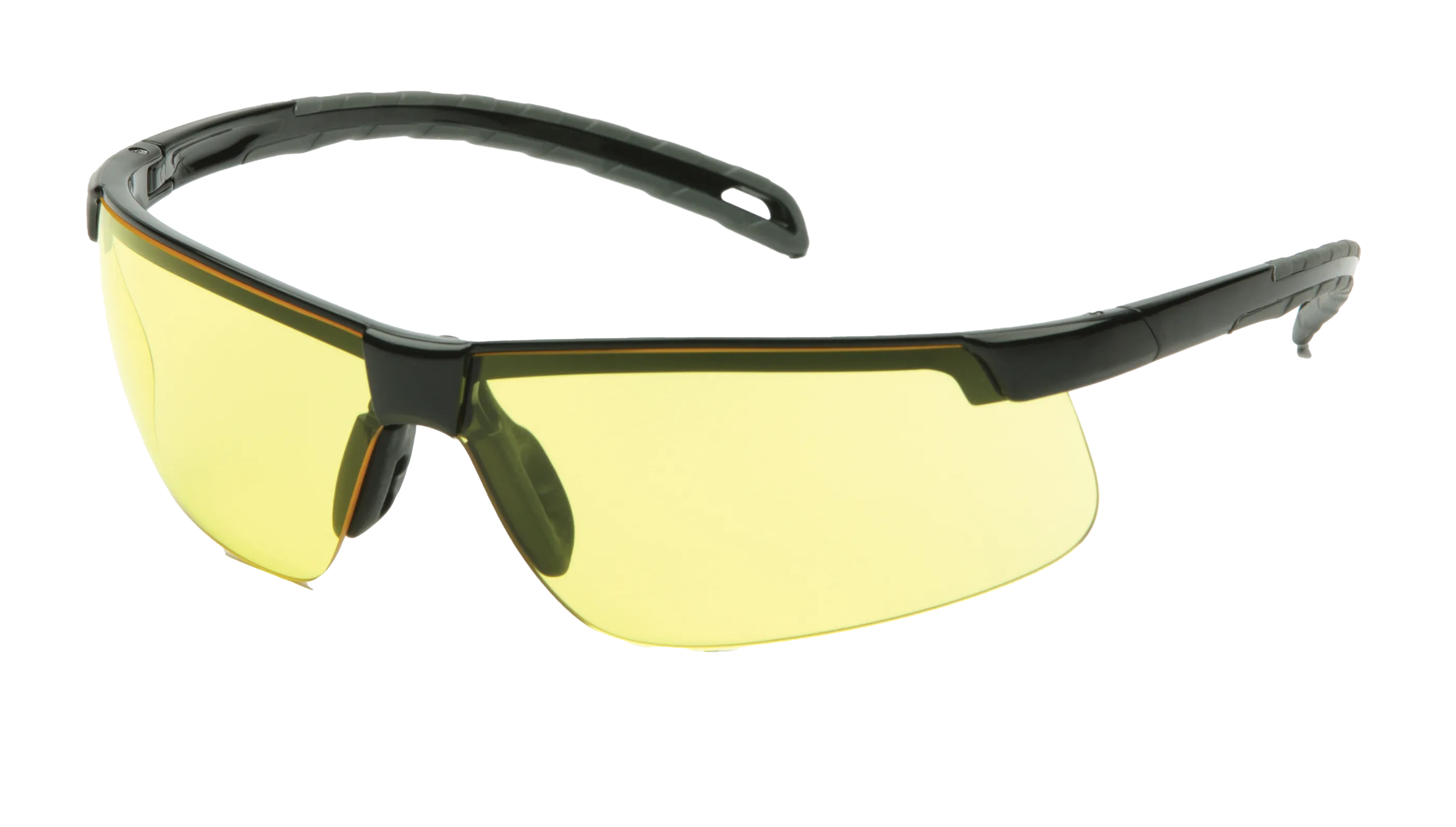 Brille Pyramex Ever-Lite -EU, Sort innfatning, gul linse