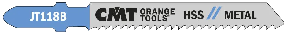 CMT stikksagblad JT118B 50mm 12tpi, 5stk