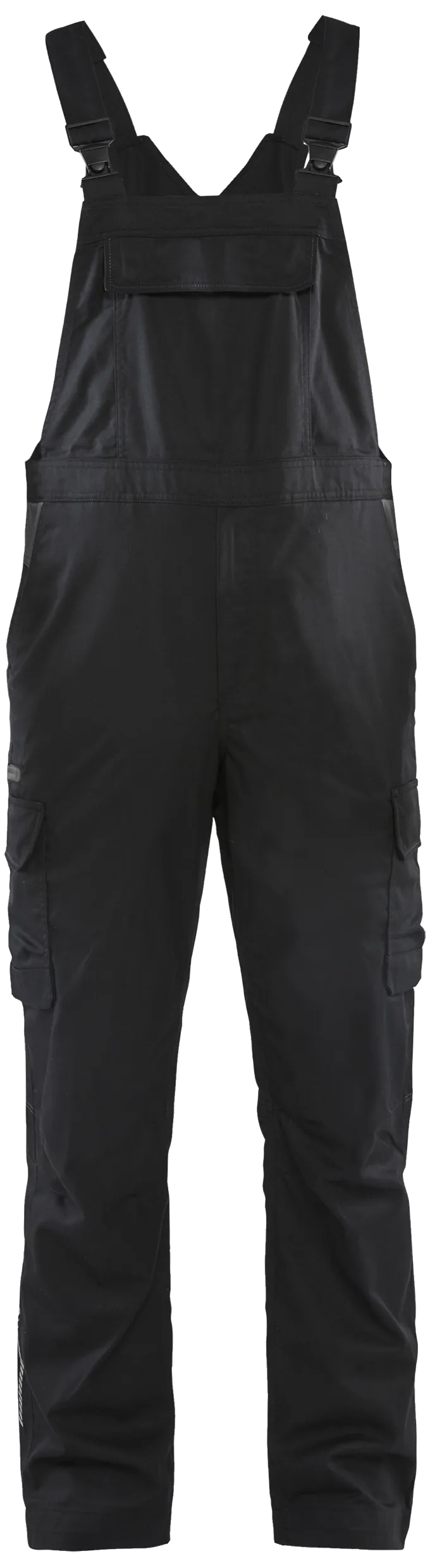 Industri-overall 2644 stretch svart/mørk grå D100