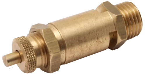Sikkerhetsventil messing 8 bar 1/4" utv. gjenge