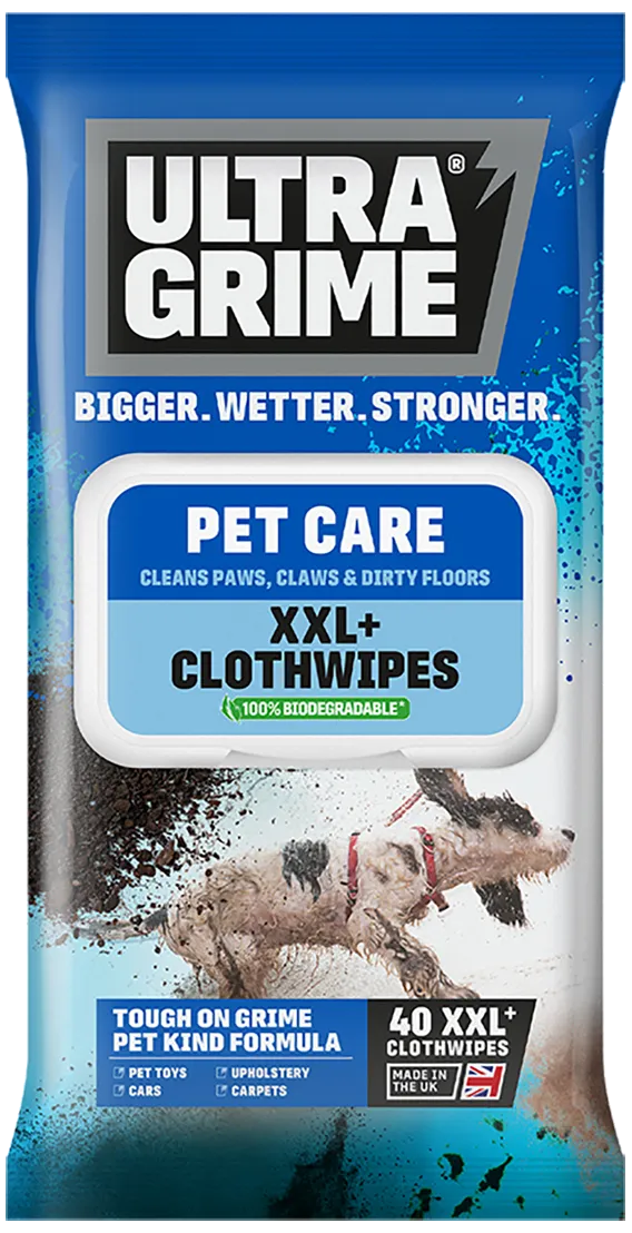 UltraGrime renseservietter Pet Care 38×25cm 40stk