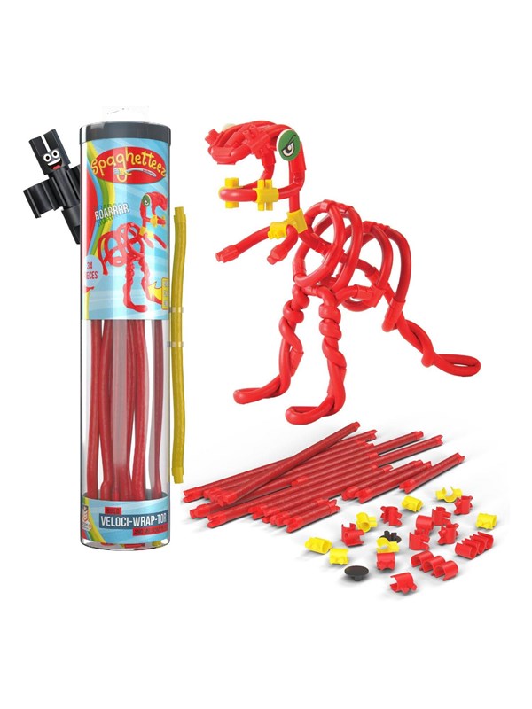Clics - Spaghetteez Velociraptor Flexible Building Rods 34pcs.