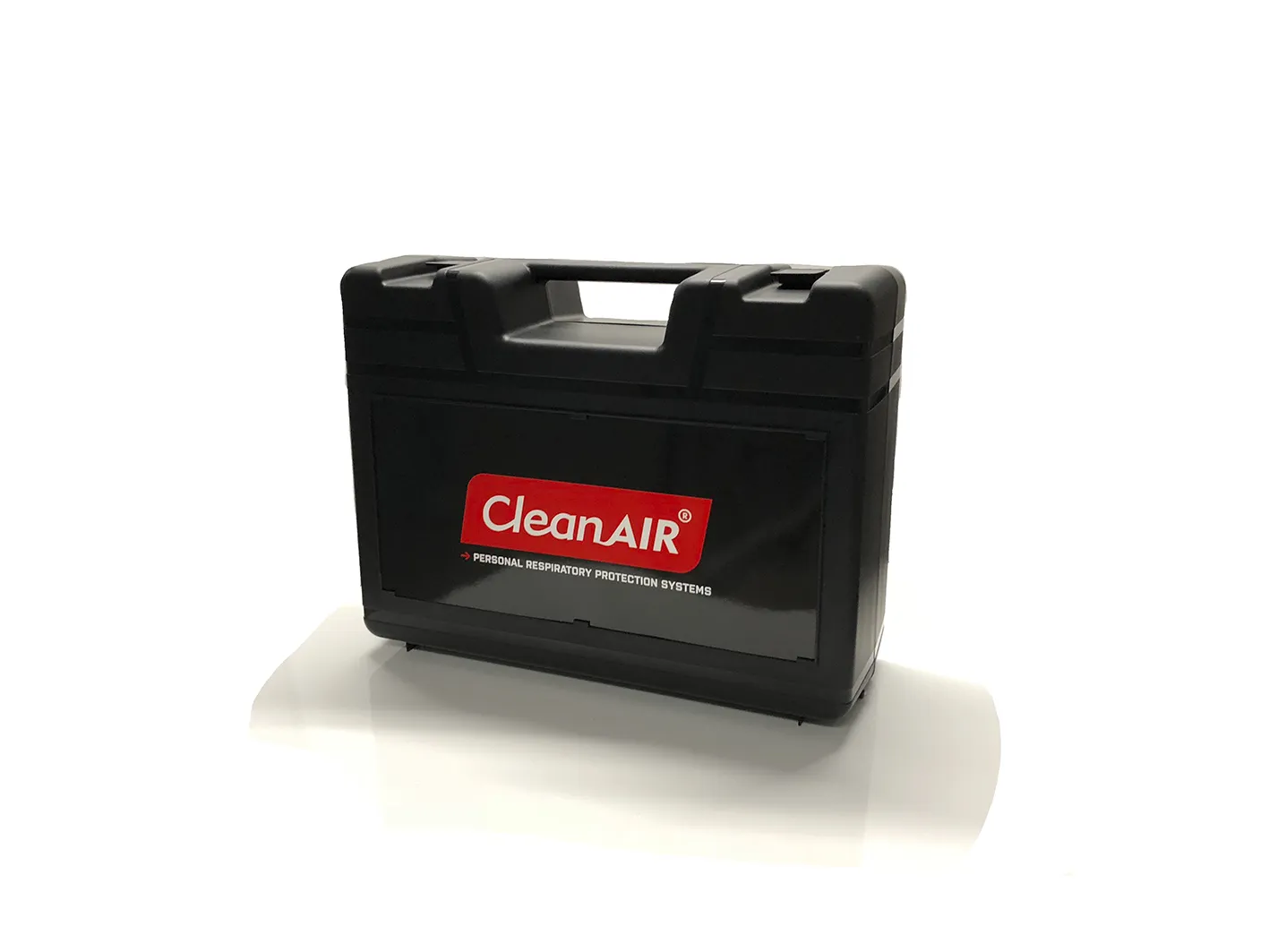 Koffert CleanAir med skuminnlegg, svart plast
