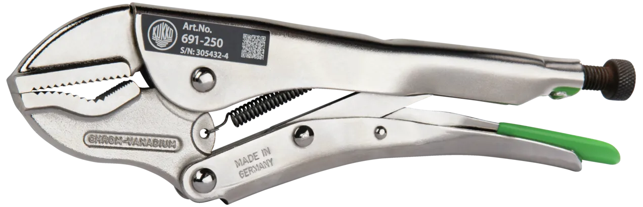 Sveiseklemme med grep prisme 10"/250mm