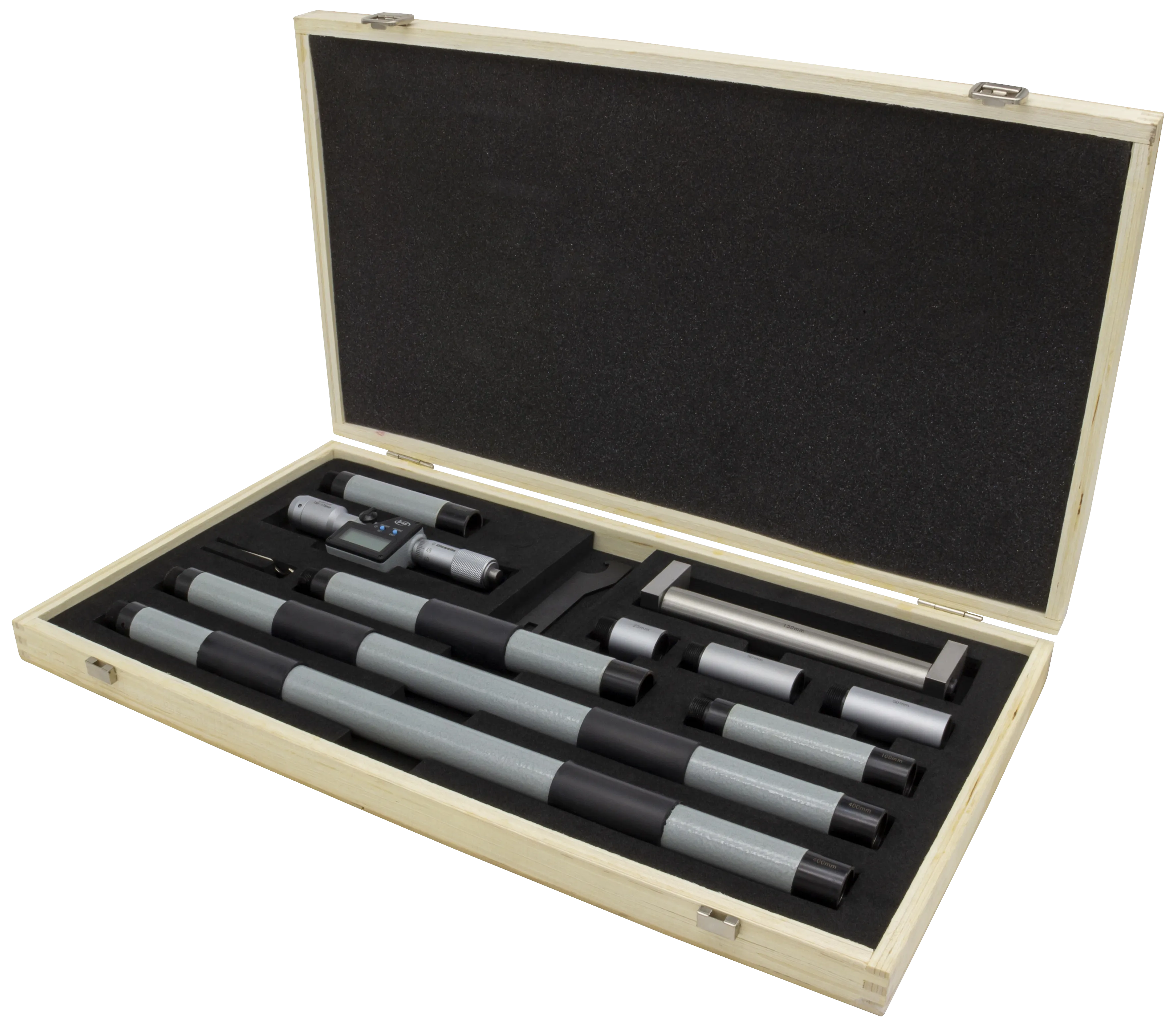 Digitalt innv. mikrometer 150-1000×0,001mm m/forl.