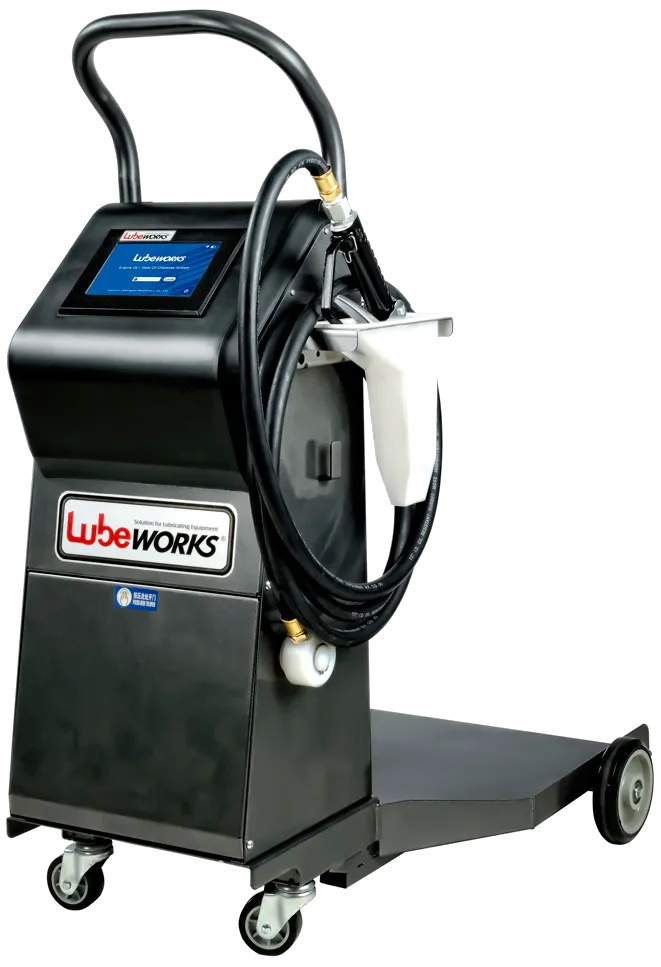 Lubeworks elektrisk vogn for olje