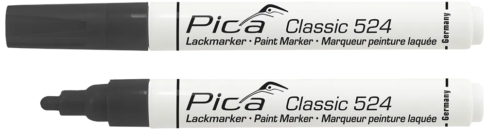 Pica Dry malingstusj Classic 524 rund spiss sort