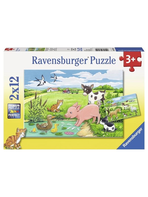 Ravensburger Baby Farm Animals 2x12p