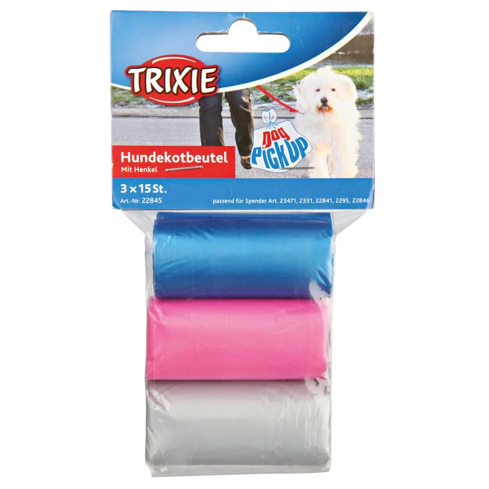 Trixie Hundeposer med håndtak 3pk