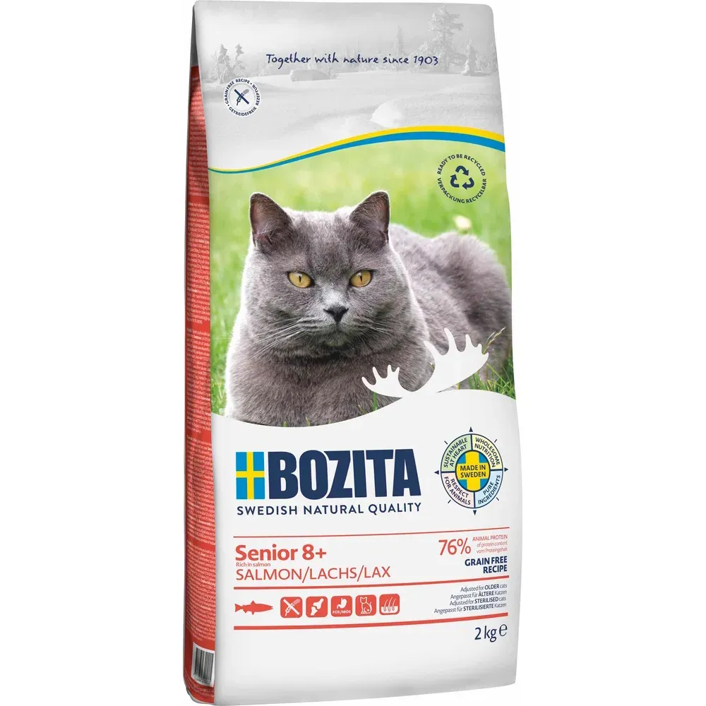 Bozita Grain Free Senior 8+ Salmon - 10kg