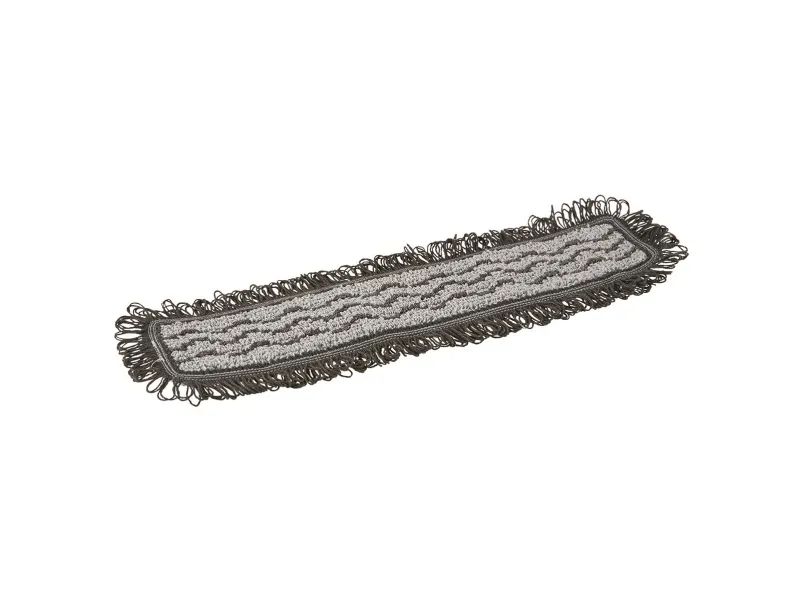 Vikan Damp 42 Dark mikrofibermoppe, Hook & Loop, 40 cm, Grå