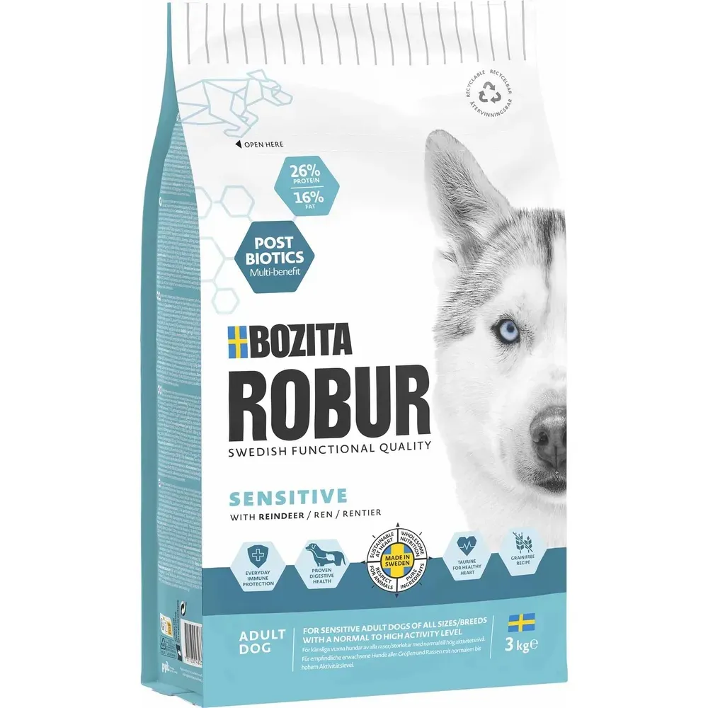 Robur Adult Sensitive Reinsdyr - 3kg