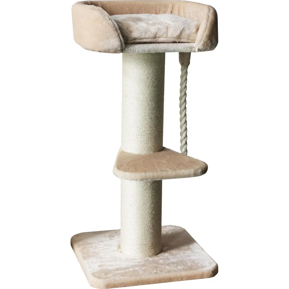 Companion Cat Lion klorestativ L - 60x60x120 cm - Beige