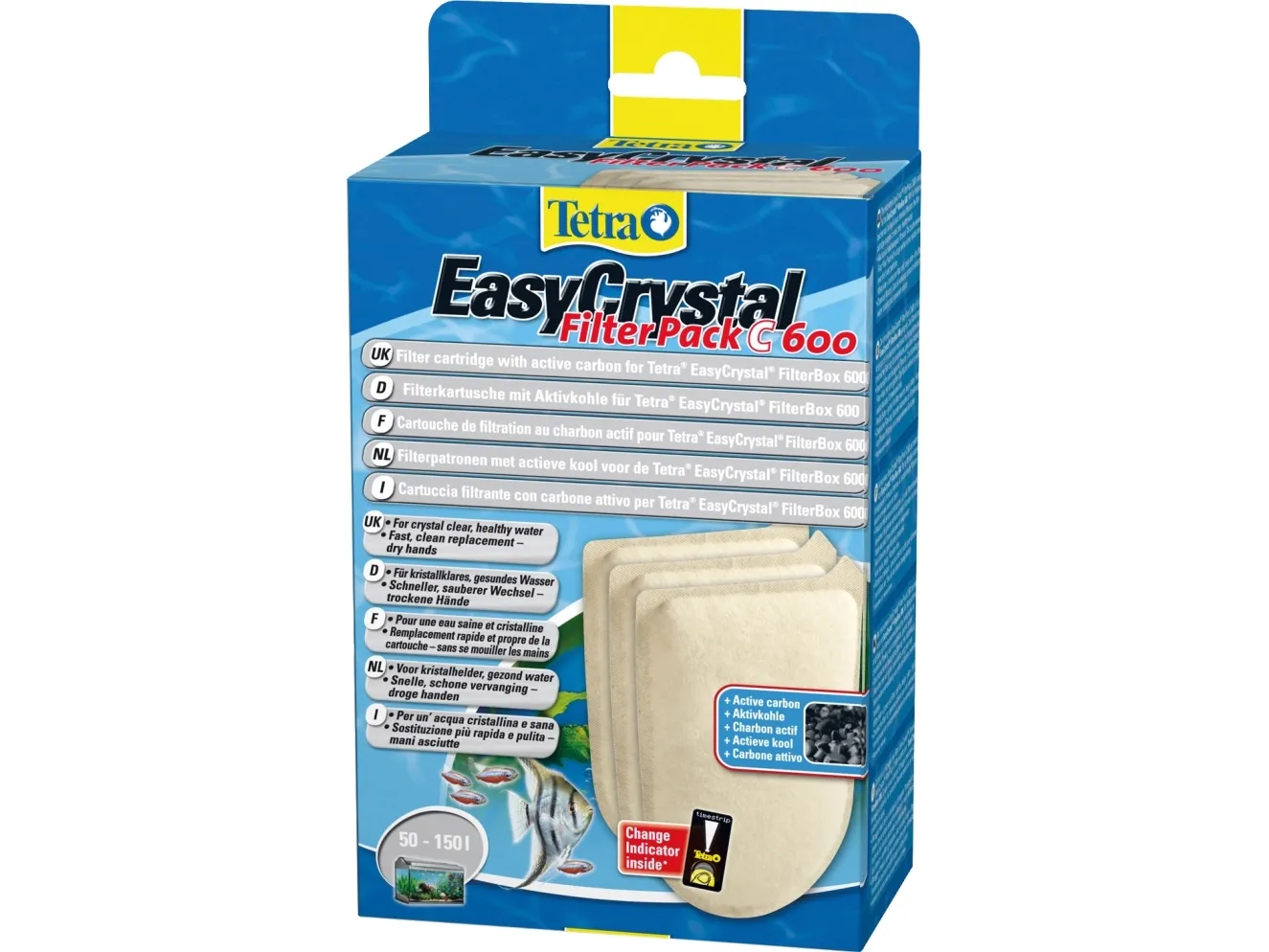 Tetratec Filterpatron Easycrystal 600 3st Med Kull