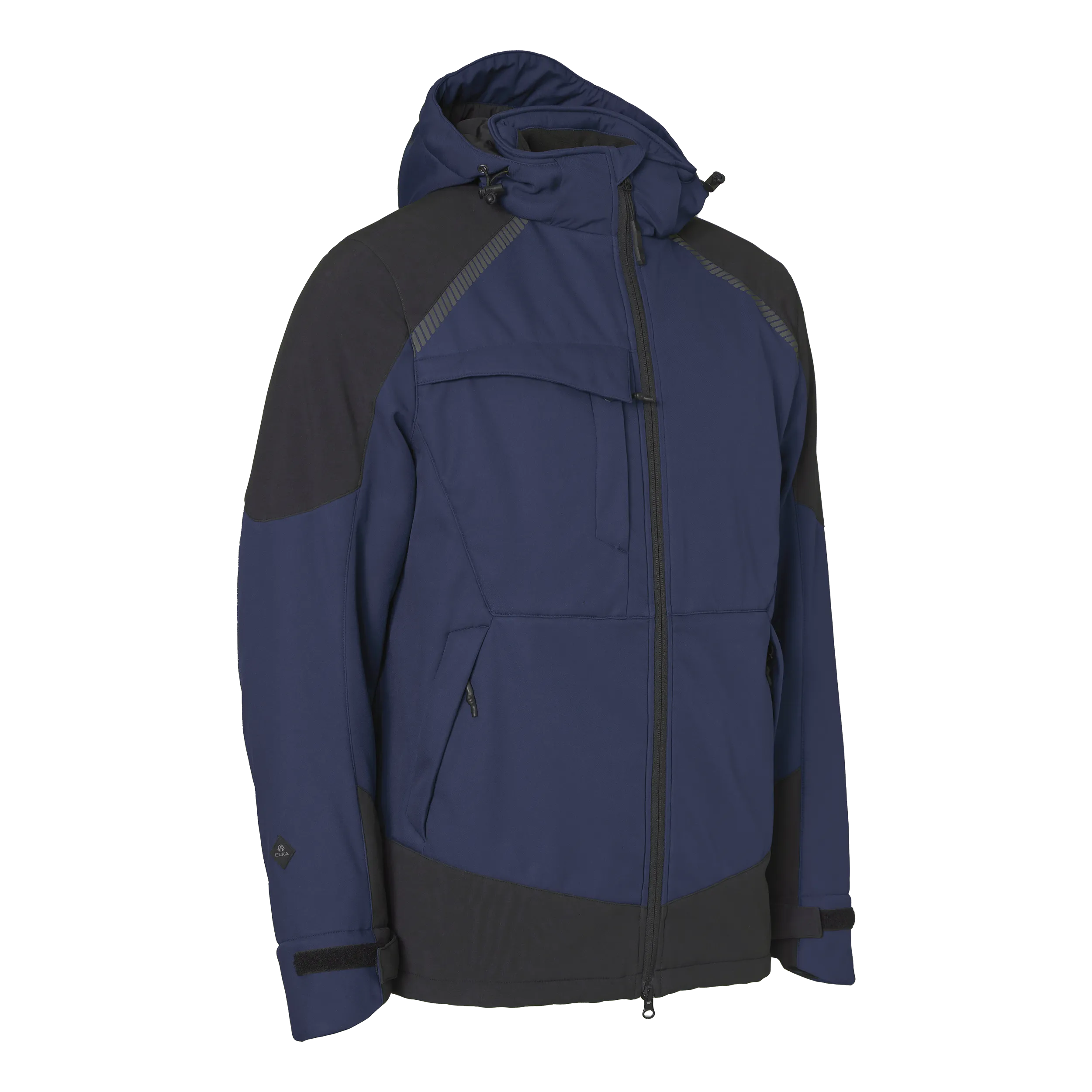 Working Xtreme Vinter Softshelljakke - Marine/Sort - 2XL