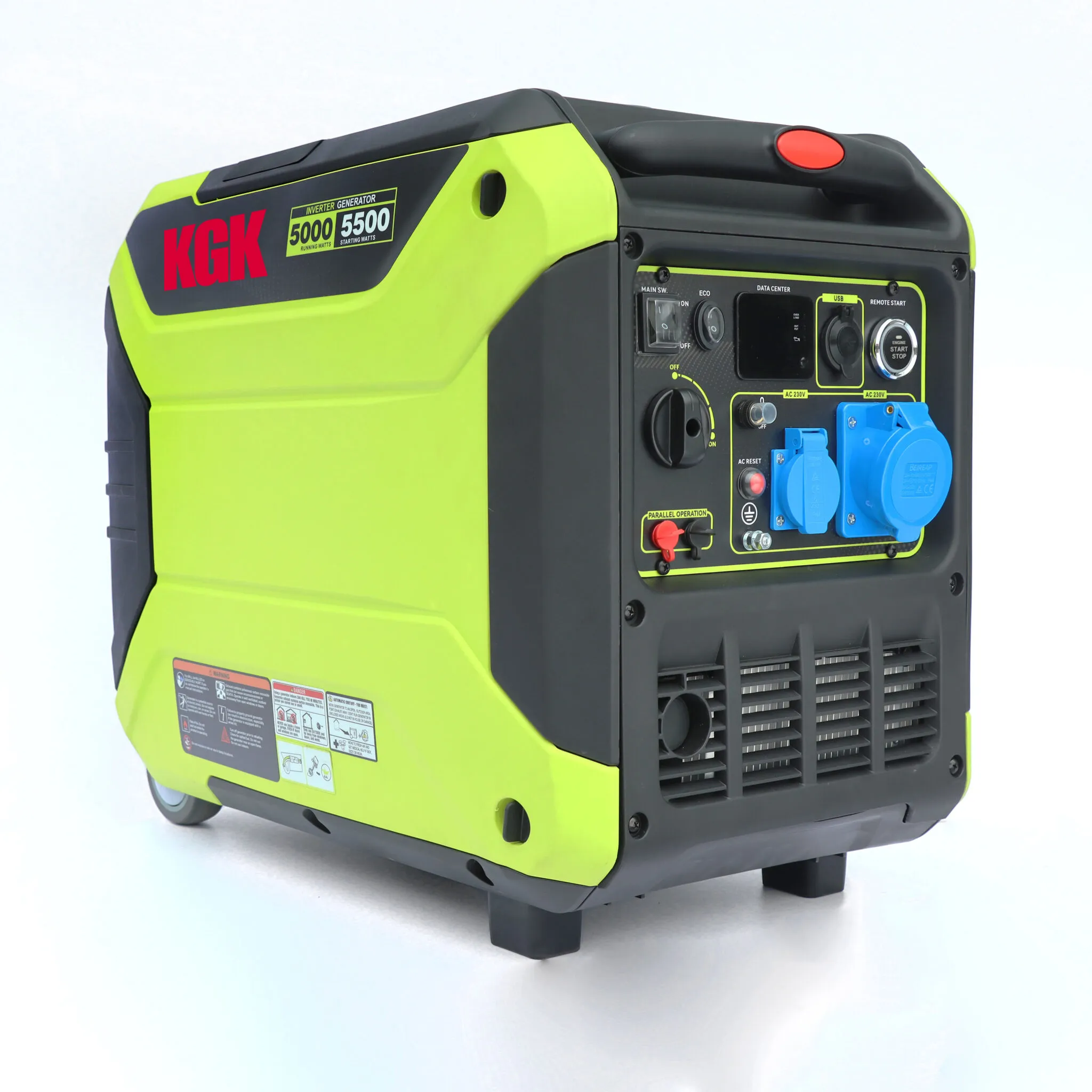 Generator Inverter KGK P-5500i (Elektrisk start) inkl. fjernkontroll