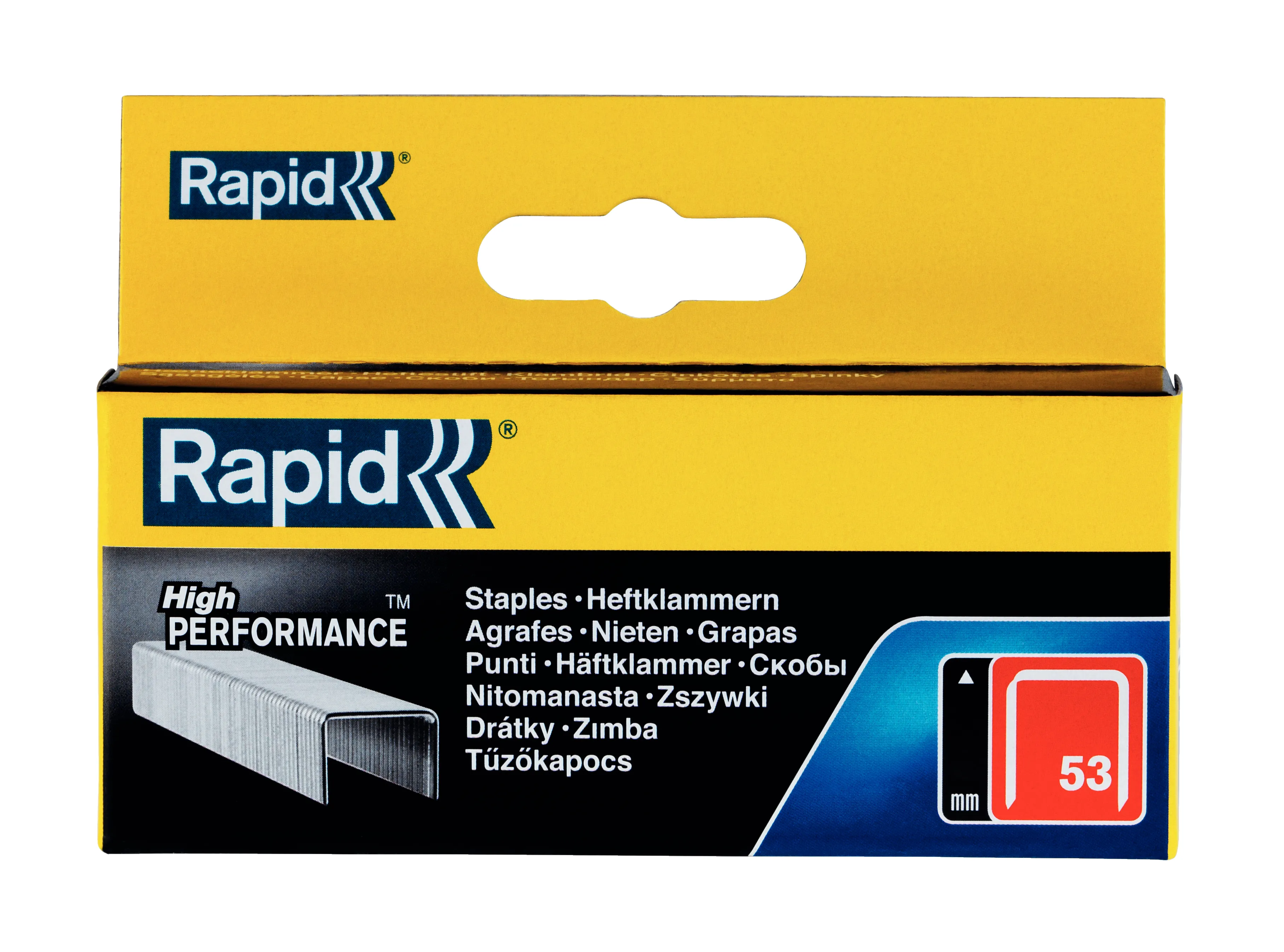 Rapid nr. 53 fintrådshefteklammer 20 mm