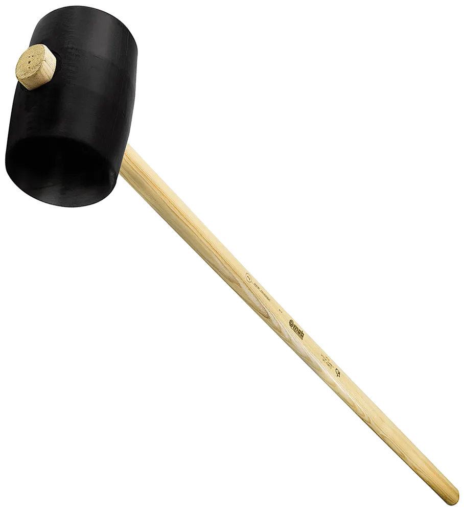 Gummi-forhammer, hard gummi, 1125mm skaft, 4kg