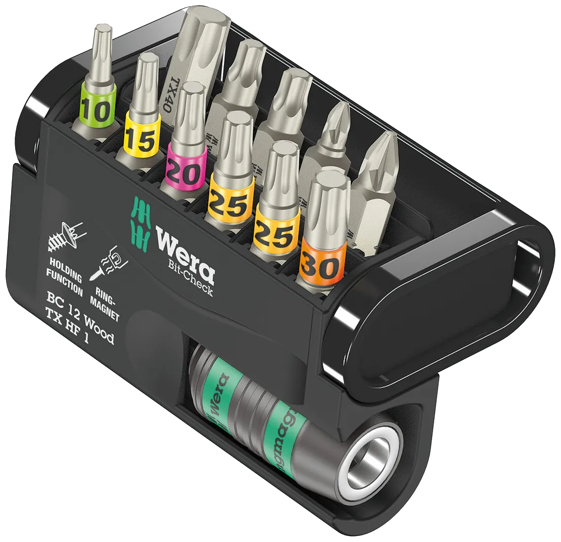 Bitsett BC 12 Wood TX HF1, 11 bits + holder