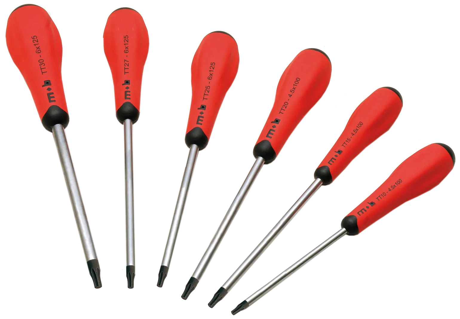 Peddinghaus RedGrip skrutrekkersett TT10-30, 6stk