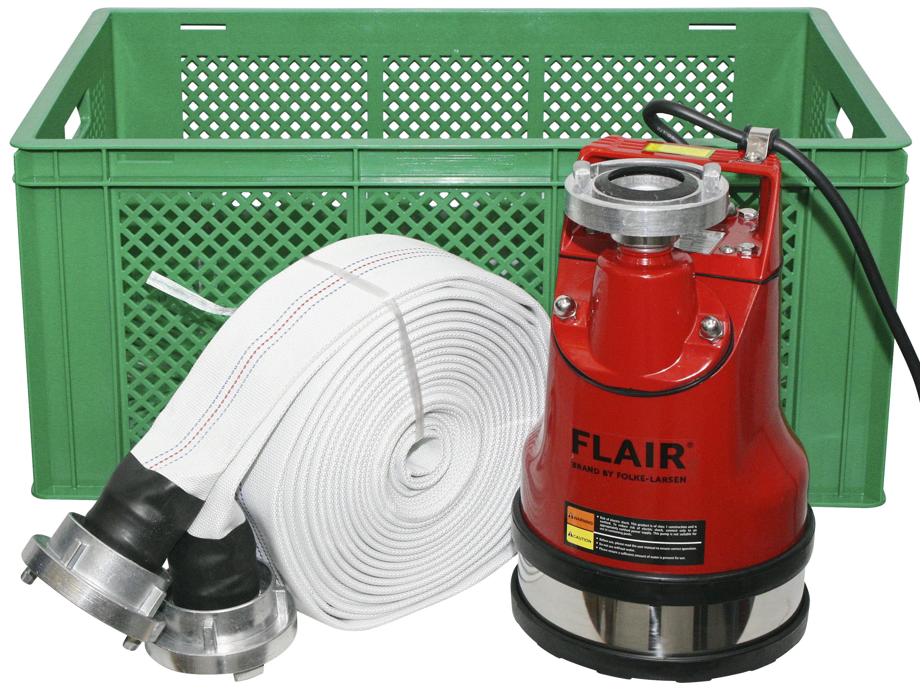 Flair FL-45 dykkpumpe, sett m/15m slange, i kasse