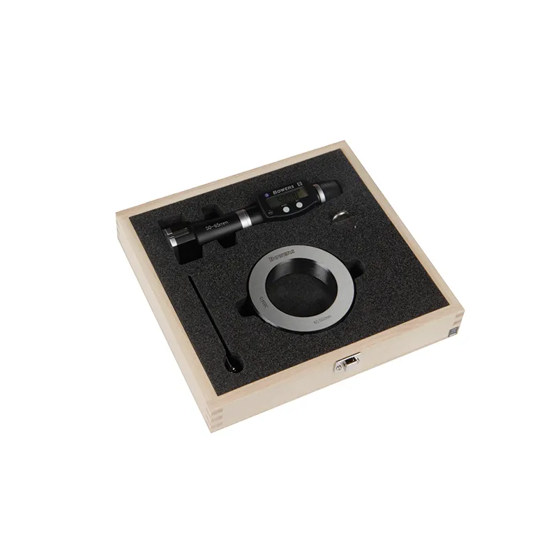 BOWERS XTD50M-XT3 Digitalt 3-punkts mikrometer 50-65 mm med kontrollring