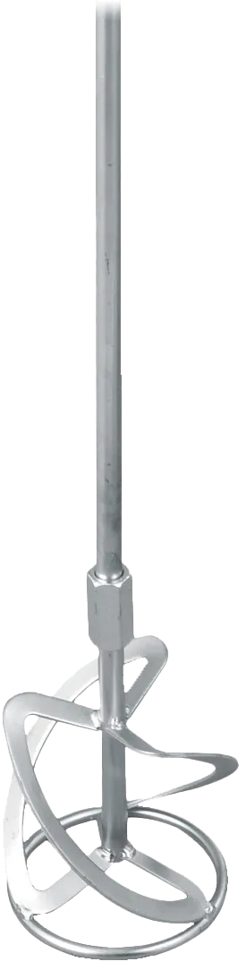 Visp til røreværk 120×590mm M14 ned/opp