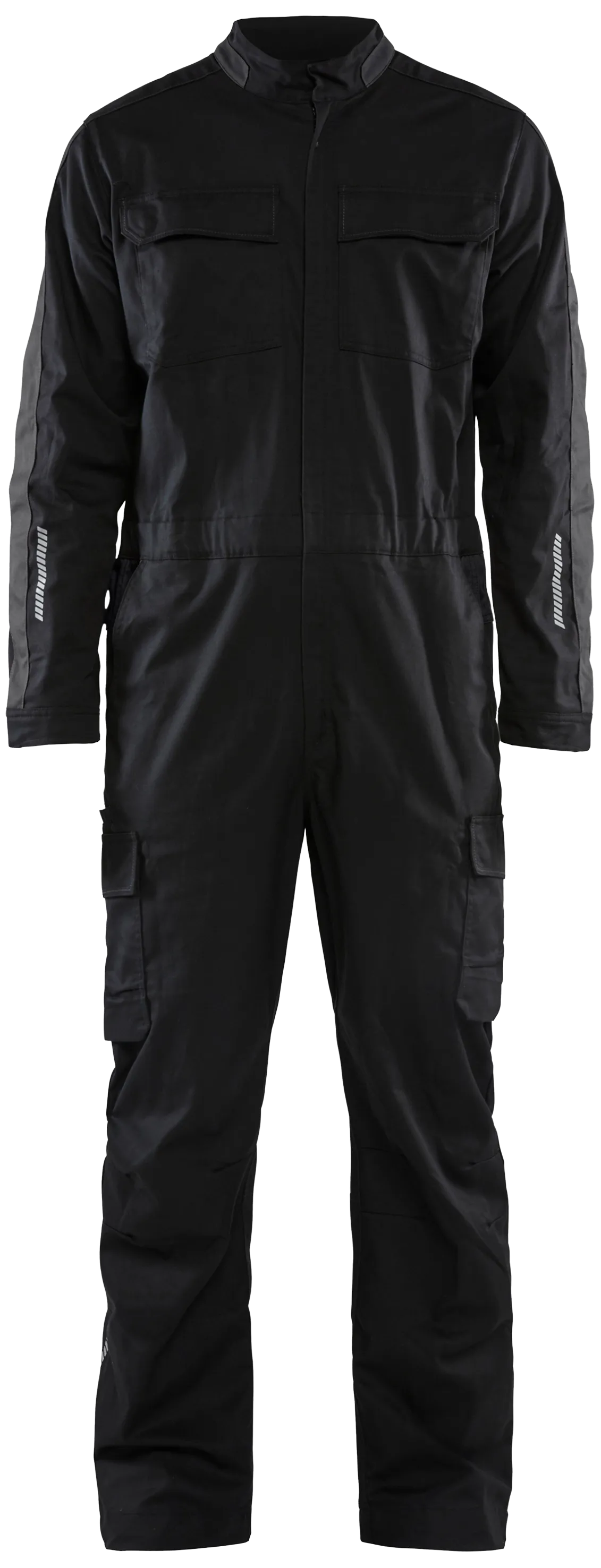 Kjeledress 6144 stretch svart/mørk grå C60