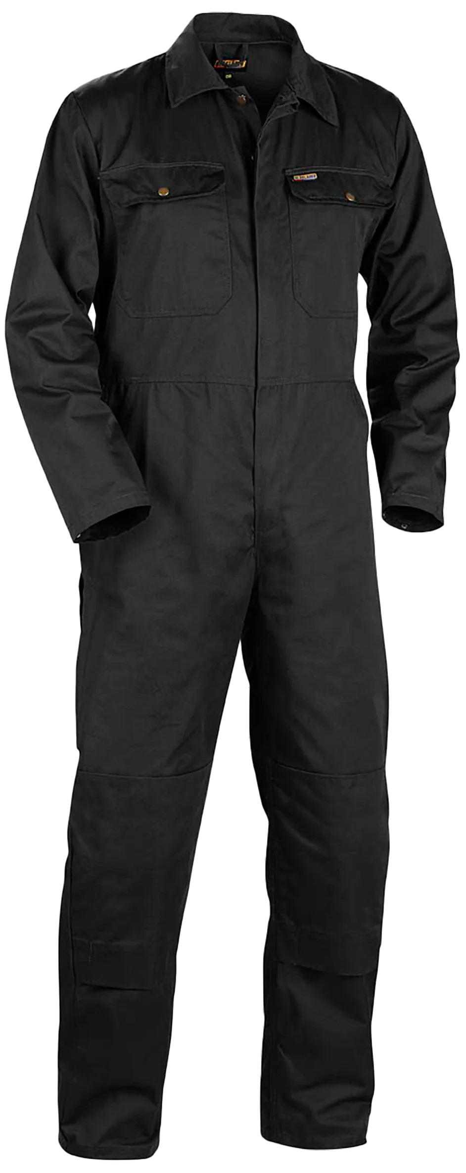 Kjeledress 6151 med kne-lommer sort C50