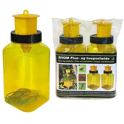 FLUE-/VEPSFELLE MED LOKKEMIDDEL. 2x1L