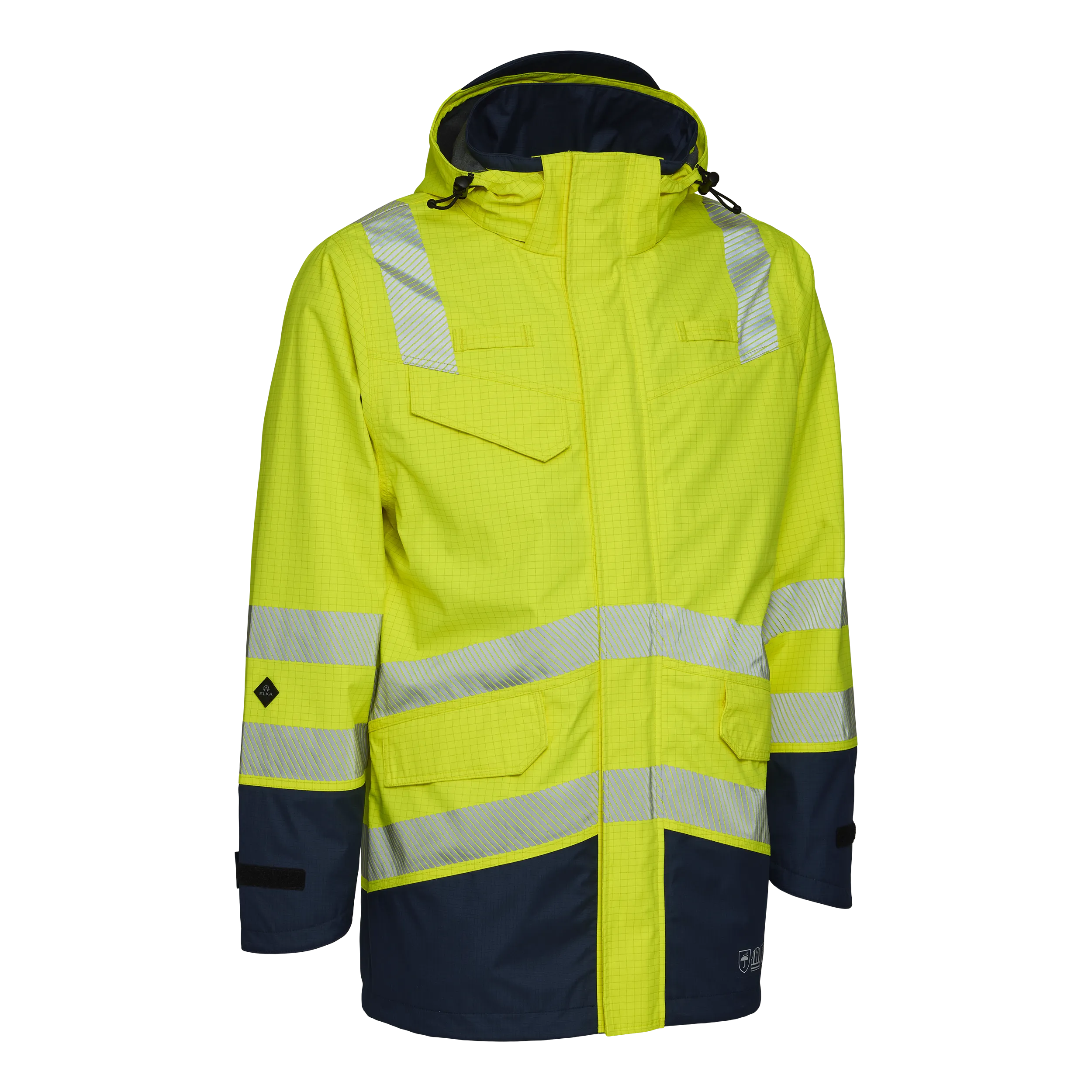 Securetech Multinorm Jakke Lysbue Arc Klasse 2 - Fl. Gul/Navy - L