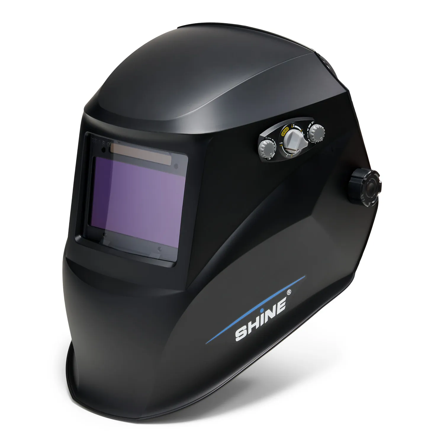 SHINE 5000X-HD svejsehjelm med True Colour ADF, optisk klasse 1/1/1/1 og udvendig betjening