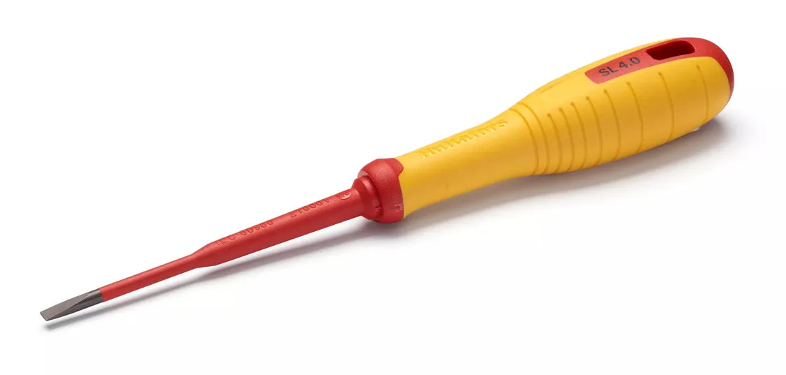 Skrujern med rett spor SL 0,8x4,0 VDE 1000 volt