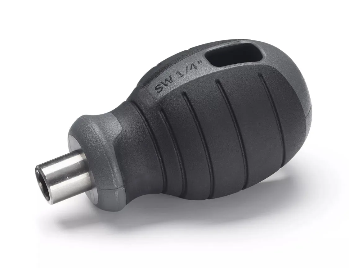 Bitskrutrekker stubby 1/4" 6-kant x 10 mm