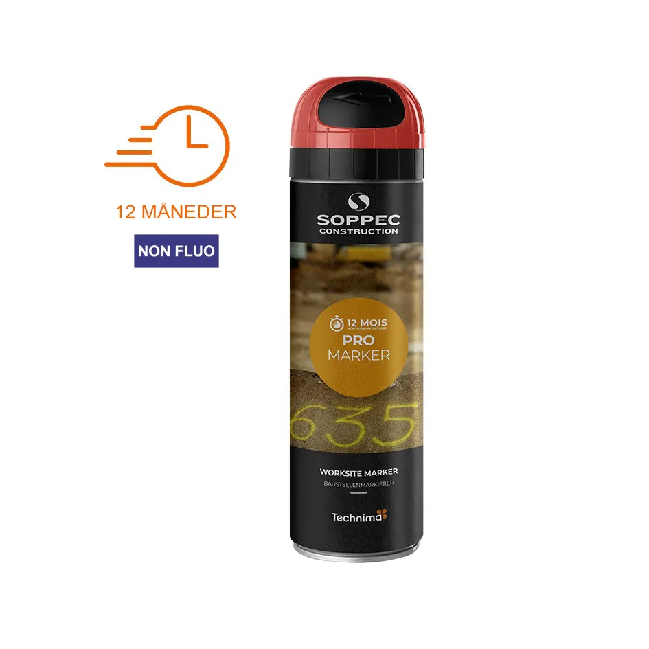 SOPPEC mærkespray PROMARKER® 500 ml. RØD