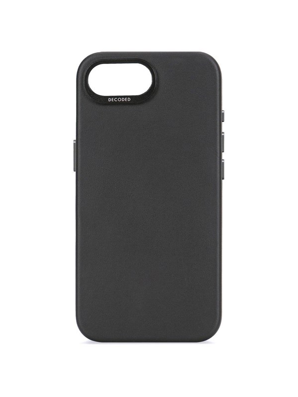 Decoded Leather Backcover for iPhone 16e - Black