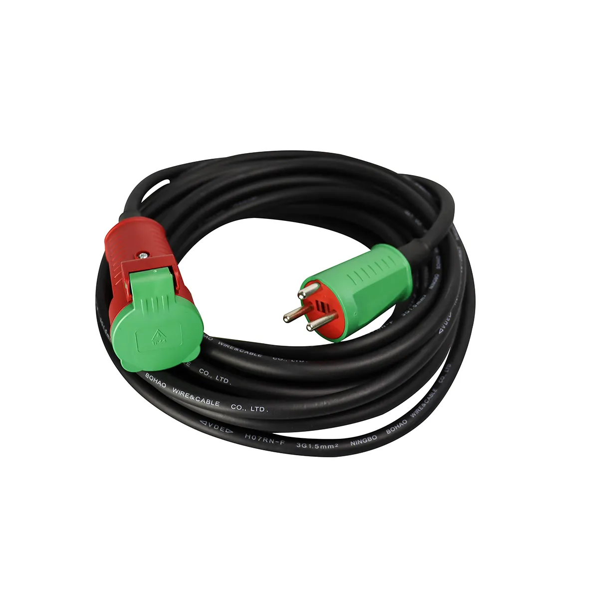 BLUE ELECTRIC Kabelsæt 10m neopren m/jord 3x1,5mm2 16A 240V