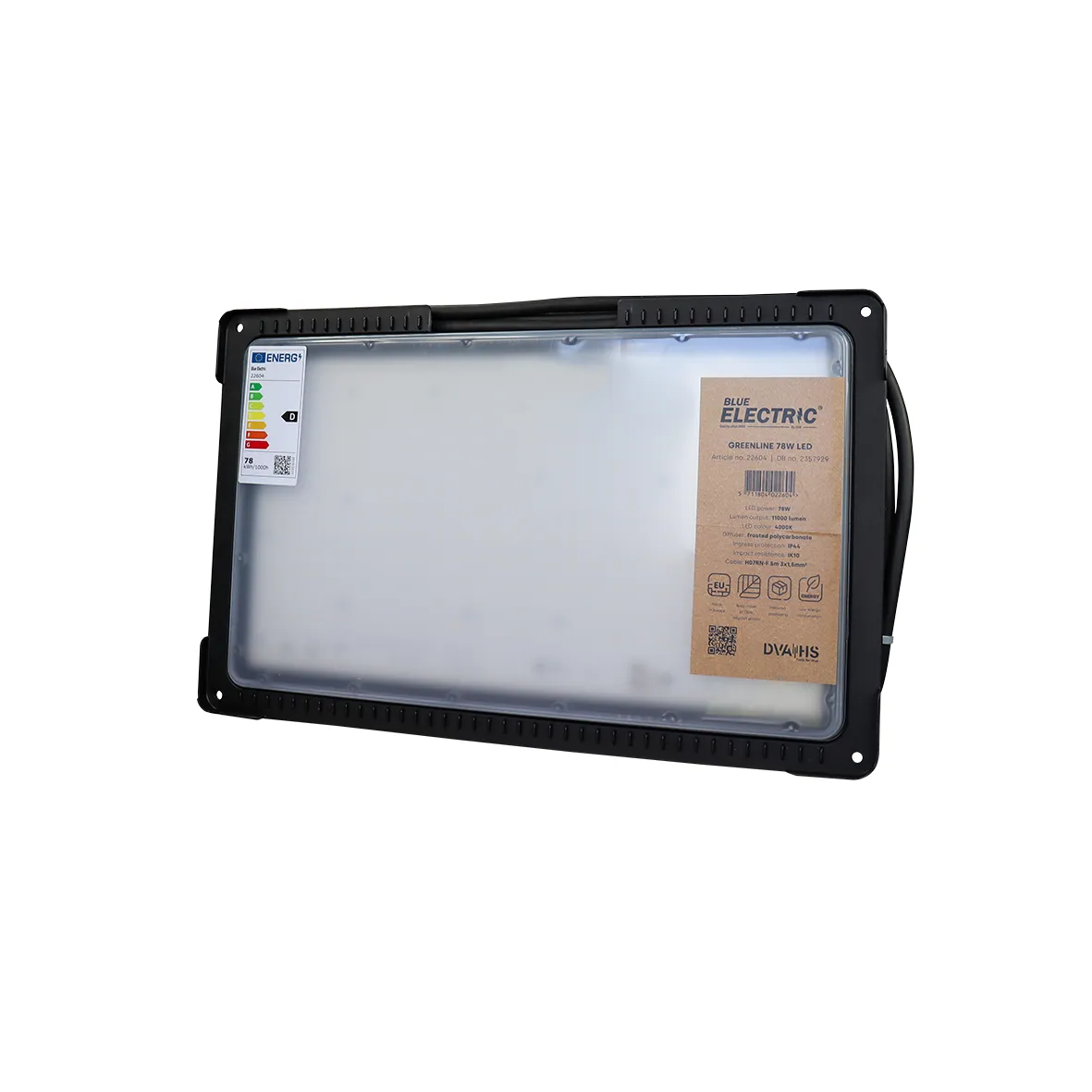 BLUE ELECTRIC GreenLine arbejdslampe 78W