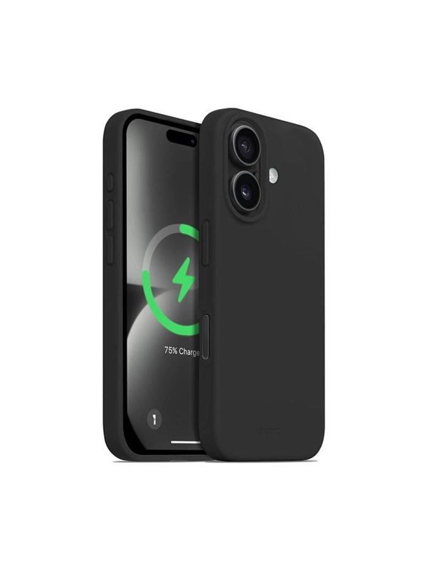 CRONG Color Cover Magnetic - iPhone 16 MagSafe Case (Black)