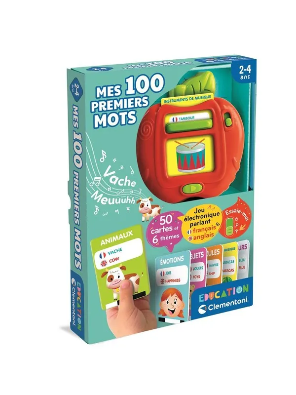 Clementoni Education - My 100 First Words FR-EN
