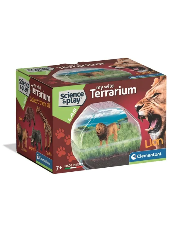 Clementoni Science & Play My Wild Terrarium - Lion